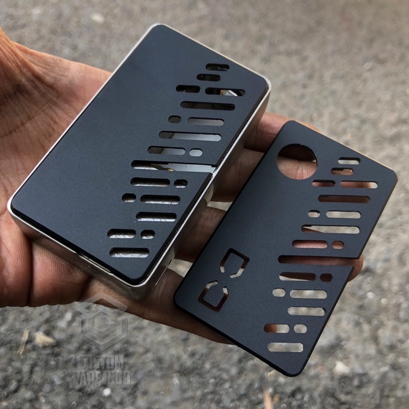 DOTAIO V2 Panel Aclyric Black Matte Motif Lubang