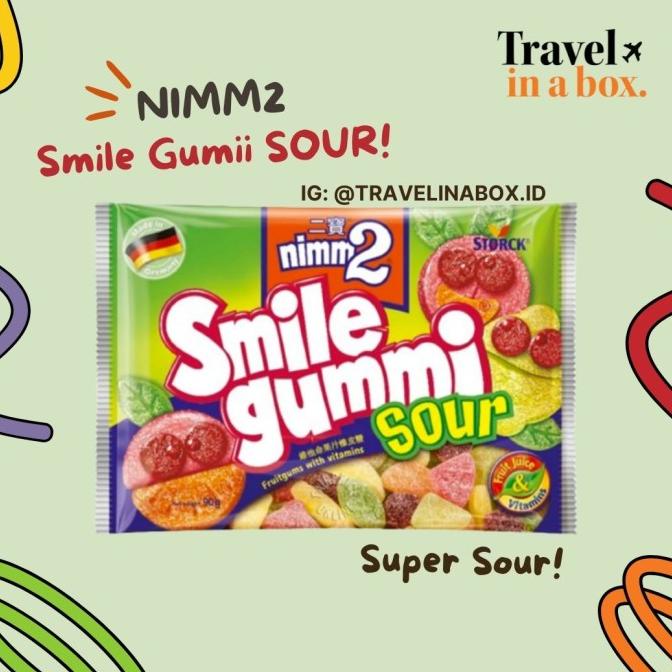 

Sale Nimm2 Smile Gummi Sour 90g Permen Asem (Snack Import Jerman) /PERMEN LUNAK/PERMEN VIRAL/PERMEN MILO/PERMEN YUPI/PERMEN JADUL/PERMEN KARET