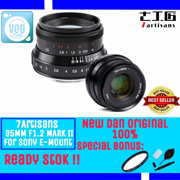 Lensa 7Artisans 35mm F1.2 Mark II For Sony E-Mount - 7Artisans 35mm II