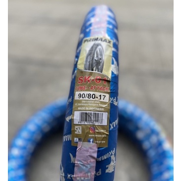 Ban luar primaax sk 01 90/80 ring  17 tubetype MEDIUM COMPOUND BUKAN TUBELESS/ ban donat primaax rin
