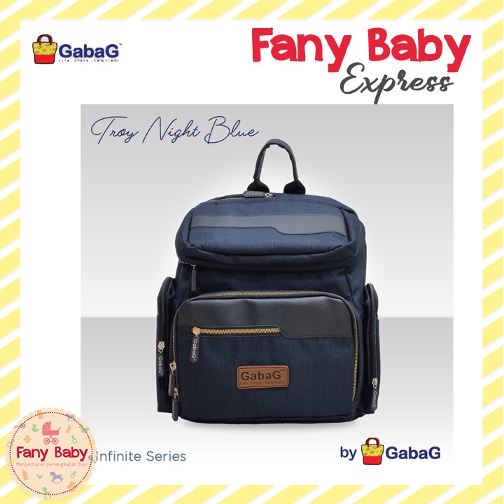 GABAG THERMAL BAG TROY EXECUTIVE - BACKPACK SERIES (FREE 1 ICE GEL)