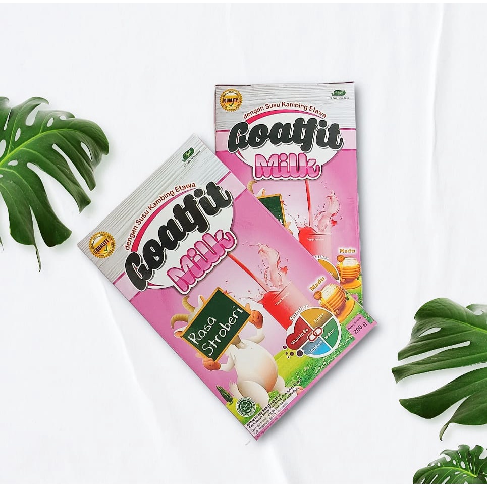 

Susu kambing Etawa , Goatfit milk , susu kambing , susu kambing , rasa stoberi