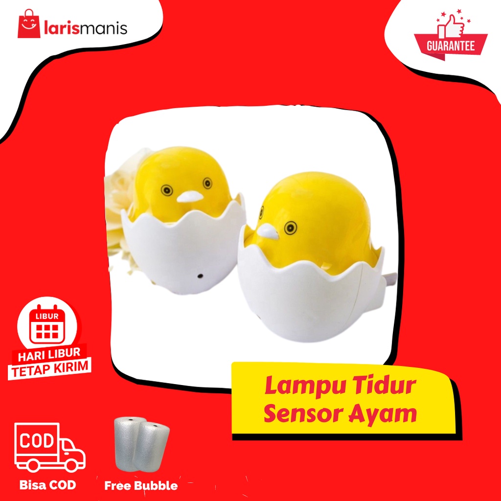 Lampu Tidur LED Telur Ayam Sensor Cahaya Dekorasi Kamar Night Light Lamp Chicken Egg Bebek Duck Unik Lampu tidur LED Sensor Deteksi Cahaya telur ayam otomatis nyala dalam gelap Sleep Mini Lamp Dekorasi Ayam Lampu Otomatis Nyala Saat Lampu Mati