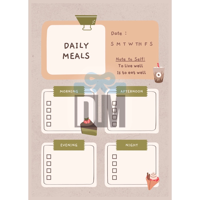 

Papan Tulis Meal Planner Magnetic Papan Jadwal Magnet Sticky Notes Memo Tempel #M