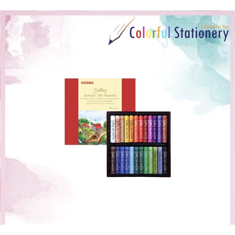 

RK Kerayon / Crayon Greebel Artists Oil Pastels 24 Warna
