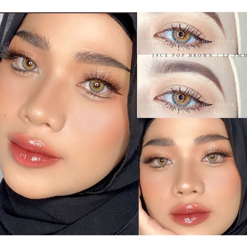 Softlens Gel Jace Pop Brown Top Gel Minus