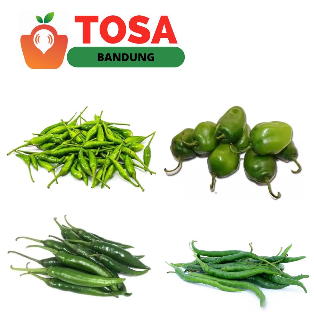 

Grosir Cabe Tanjung/cabe keriting hijau/cabe rawit hijau/ cabe gendot