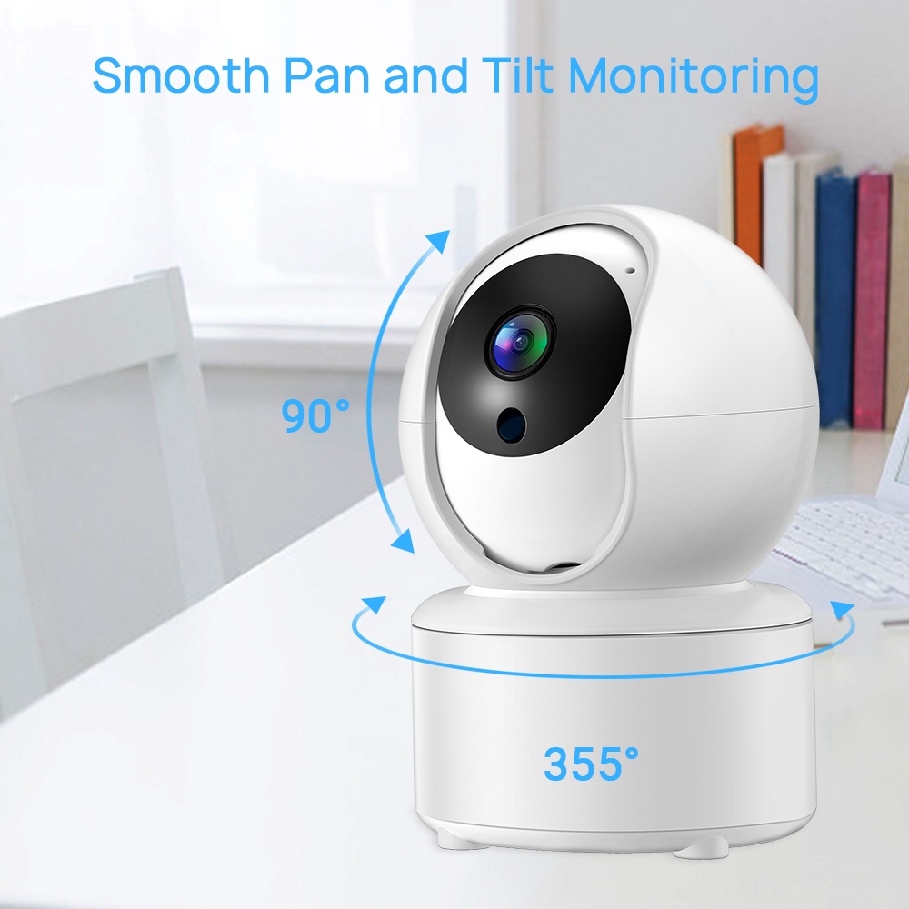 Hamrol 3MP Wifi IP Camera Auto Tracking Ai Human Detect Wireless Camera H.265 Two Way Audio Cloud CCTV Home Security Camera