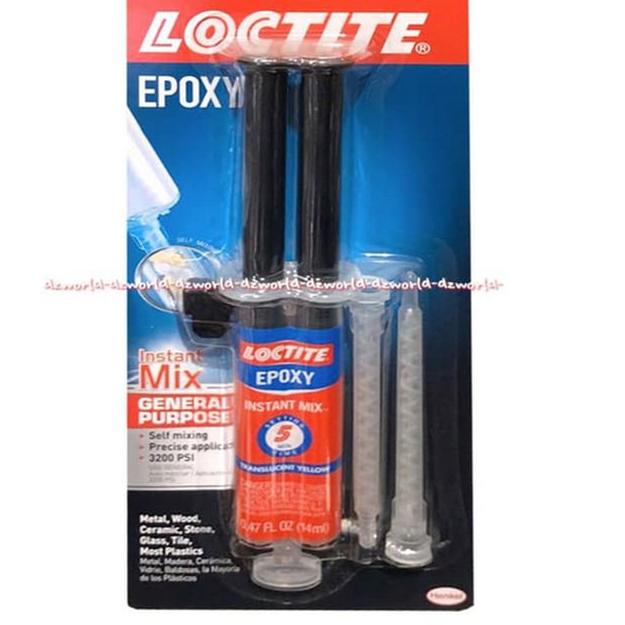 

Loctite Epoxy Instant Mix Lem Serbaguna Perekat Multifungsi Isi 14ml