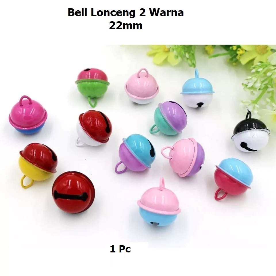 Bell Lonceng Doraemon Gemerincing 2 Warna Uk.2.2cm/Bola Manik Manik Natal/Aksesoris Kalung &amp; Liontin Harga/1pc1