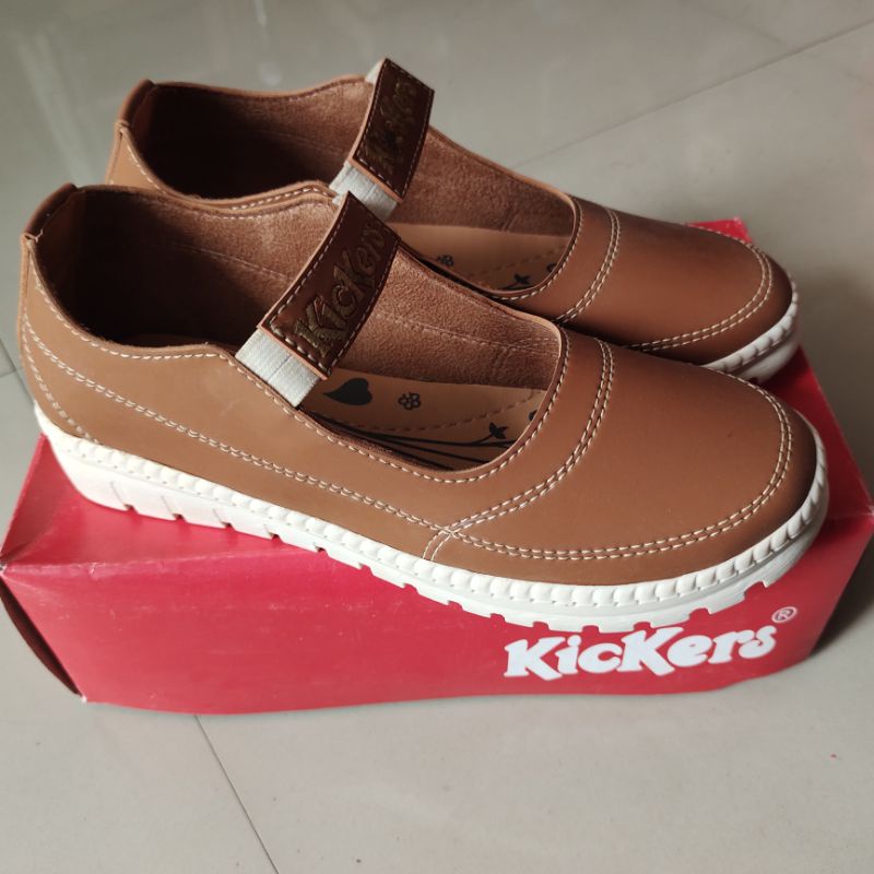 Obral Murah Kickers Sandal Sepatu Kasual Wanita Santaij