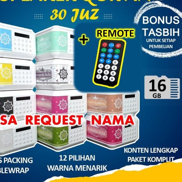 Speaker Al Quran Murotal 30 Juz 16 GB Murottal Alquran ZB 800BT - Advan TANPA RMT, 16 GB
