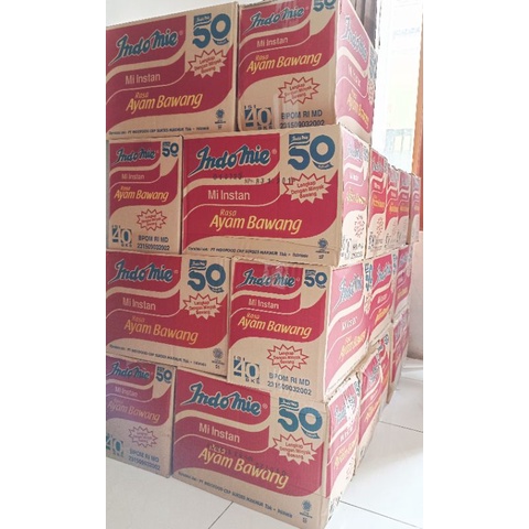

Indomie ayam bawang 1 dus isi 40 pcs