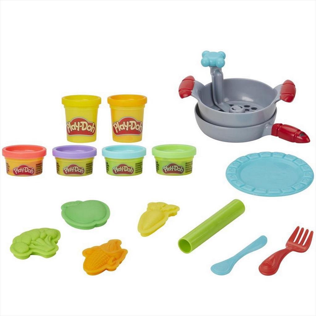 Play Doh Kitchen Silly Noodles Macaronis Hasbro E9369 E5112 Playdoh