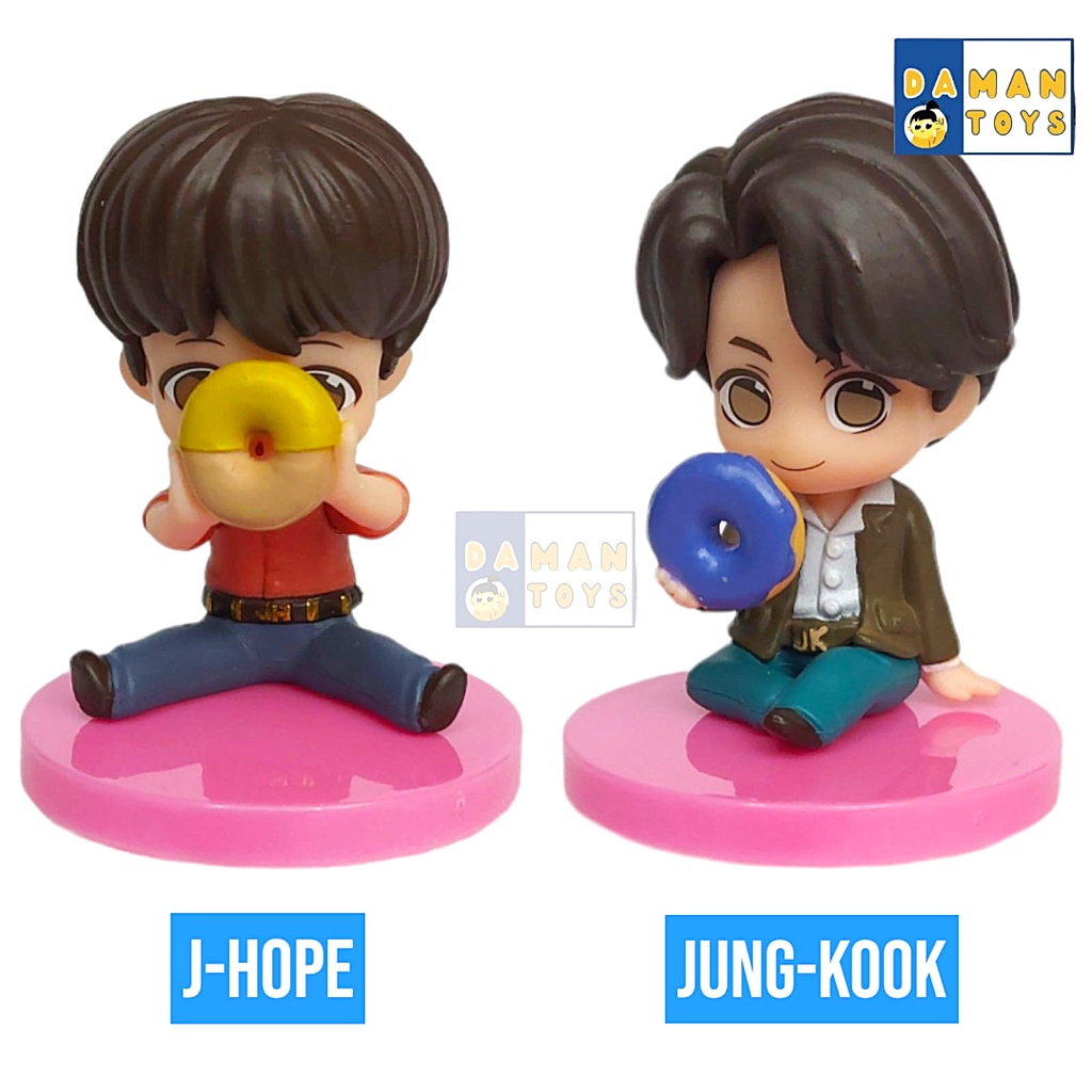 Figur Pajangan bts tiny tan Jungkook Jimin V Jhope hide seek Suga Patung Hiasan toppermini Figure Merchandise