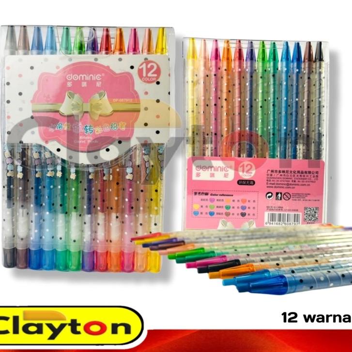 

ン Crayon Putar Panjang 12 warna Dominic / Crayon / Pensil Warna Putar 12 warna ㅙ