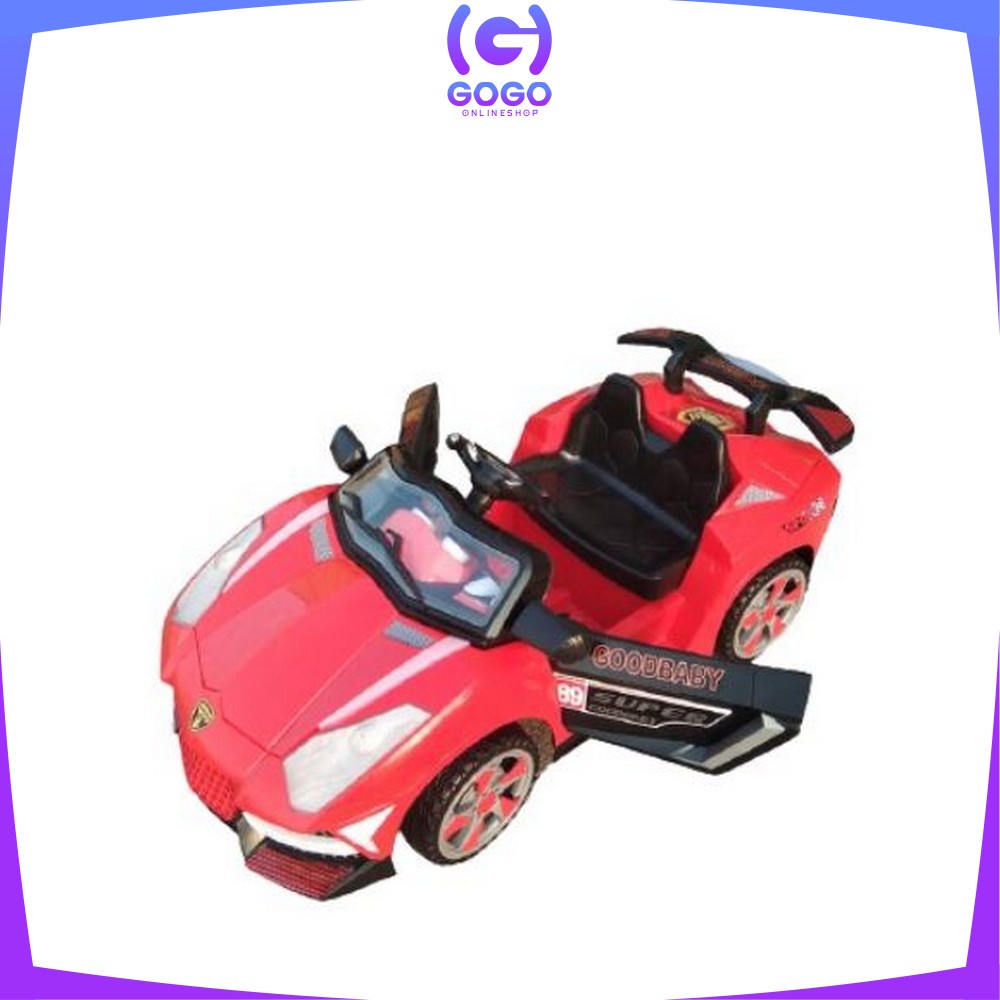 GOGO-M244 Mainan Mobil Aki Sport Super Car Mainan Mobil Mobilan Aki Anak Porsche Musik Lampu Ride On Remote Control