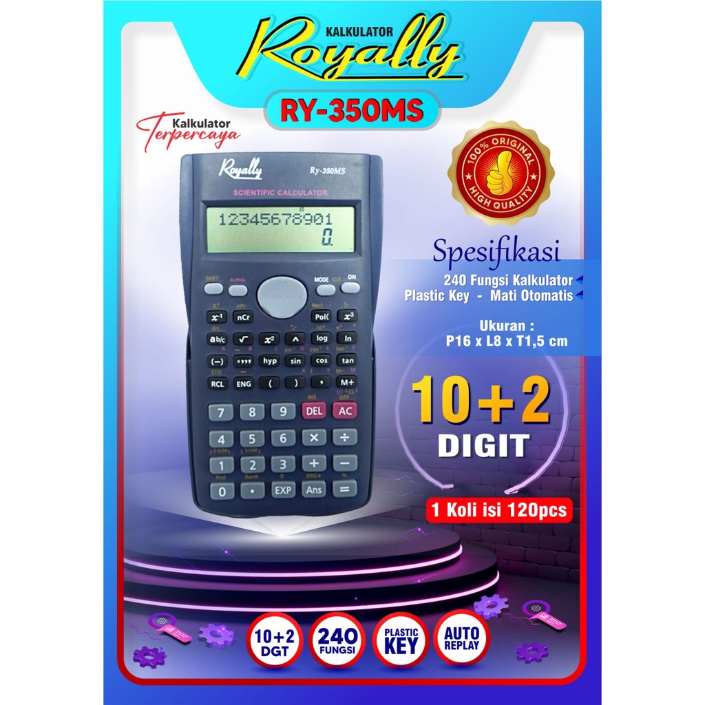 

Calculator/Kalkulator Royally RY 350 MS