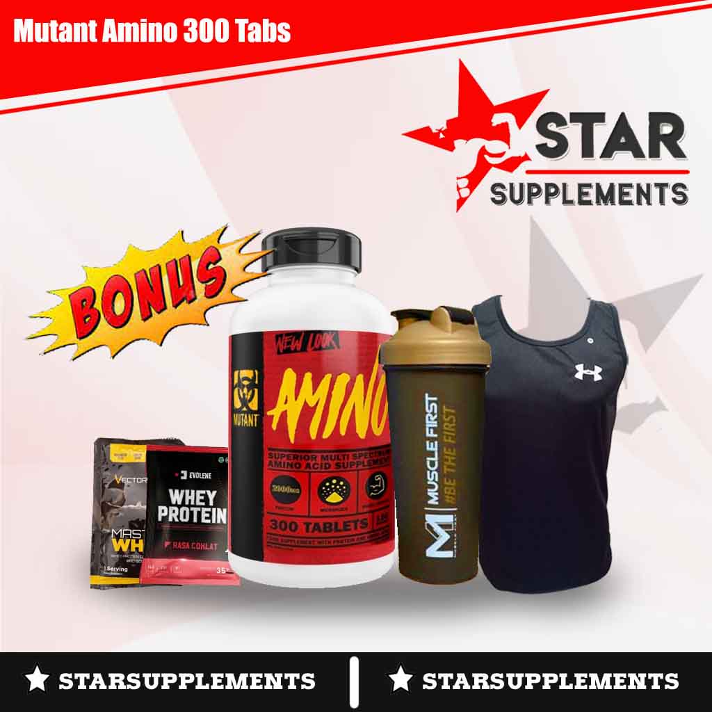 Mutant Amino 300 Tablets / Tabs Suplemen Amino Acid