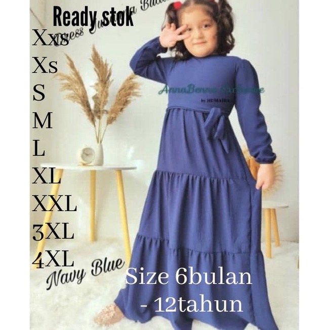 Gamis Anak Terbaru Rempel Susun Anak