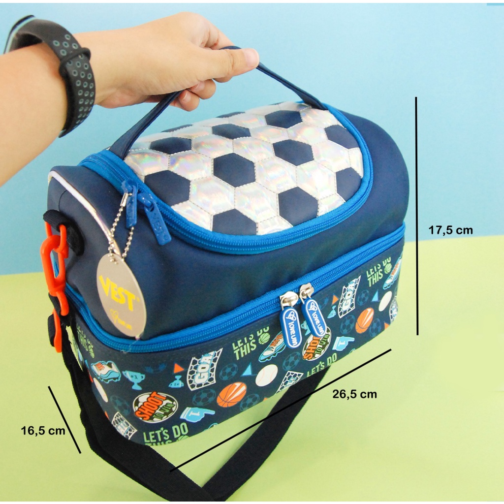 VEST Tas Bekal Lunch Bag Box Tempat Makan Anak U2058