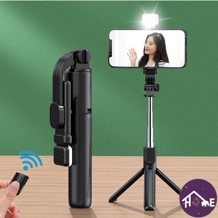 TRIPOD TONGSIS 3 in 1 R1 / TONGSIS WIRELESS / TRIPOD BLUETOOTH REMOTE CONTROL / SELFIE STICK TRIPOD 