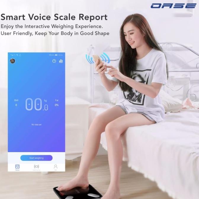 CP320 OASE LD06C SMART BODY SCALE TIMBANGAN BADAN PINTAR DIGITAL FG546DFFDG