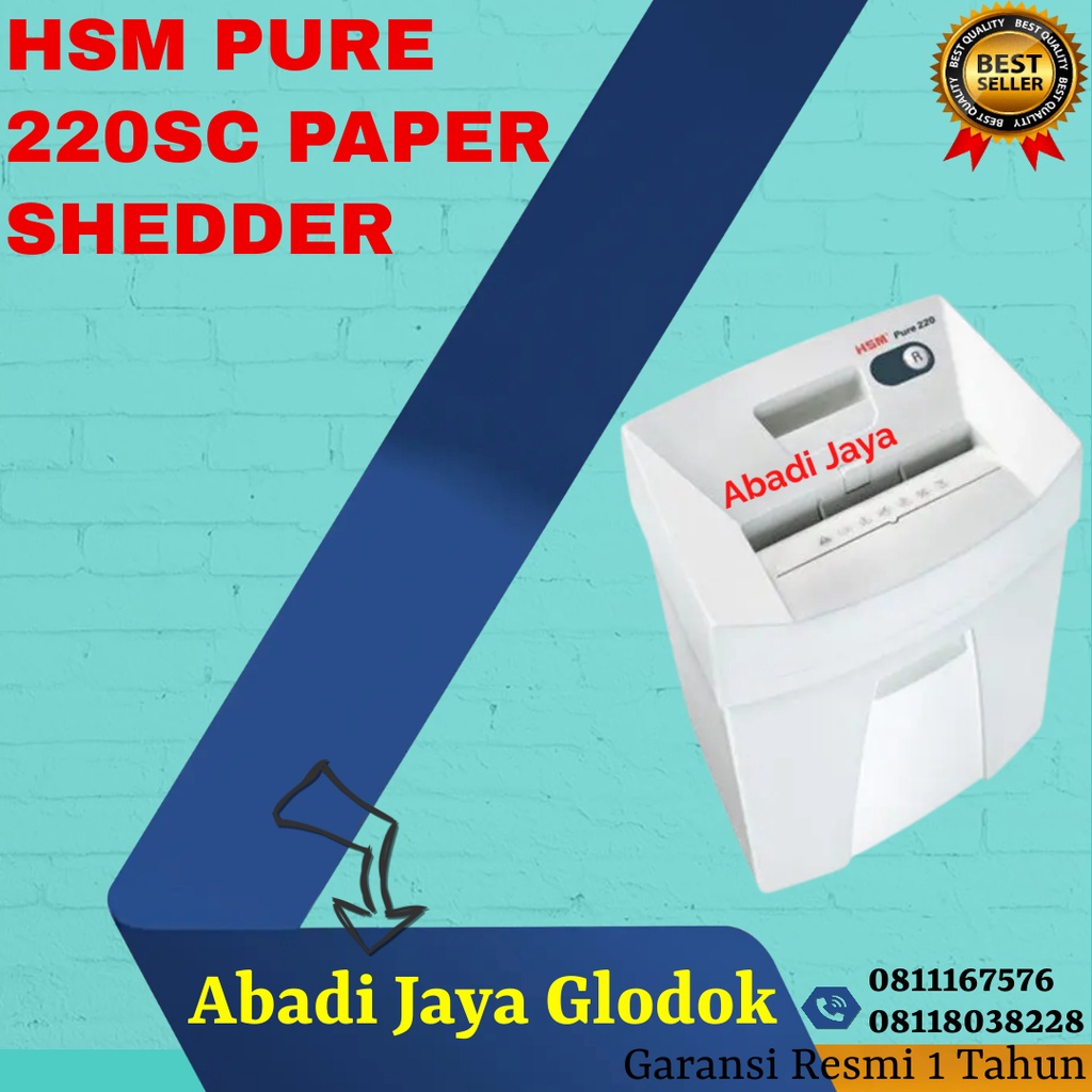 

HSM PURE 220SC PAPER SHEDDER