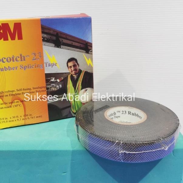 ISOLASI RUBBER KARET 3M SCOTCH 3/4"