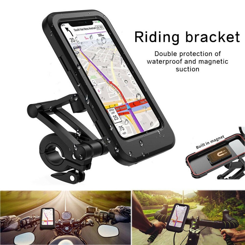 Holder Smartphone Sepeda Adjustable Bicycle Phone Case - M3 - Black