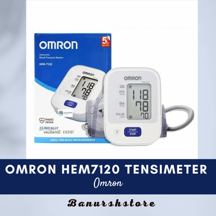 OMRON TENSI DIGITAL HEM 7120 alat test ukur tekanan darah digital