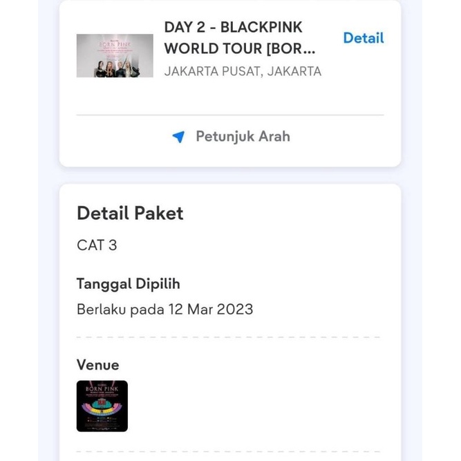 tiket konser blackpink 2023