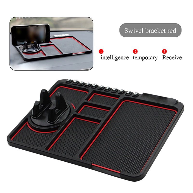 Alas Mobil Dashboard Anti Slip Dudukan Handphone/Mat Dashboard Mobil Anti Slip/Phone Holder Mat Mobil Dashboard