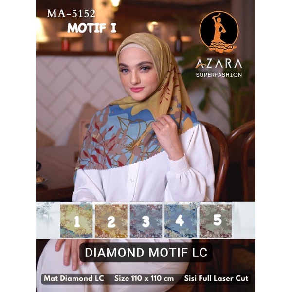 (PART 2) SEGIEMPAT MOTIF DIAMOND LC