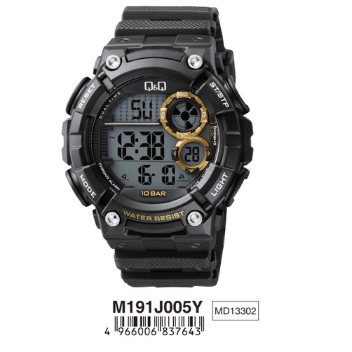 Sale 7.7 Jam Tangan Pria Casual Sporty Rubber Digital Original Q&amp;Q QnQ QQ M191 M191J Series