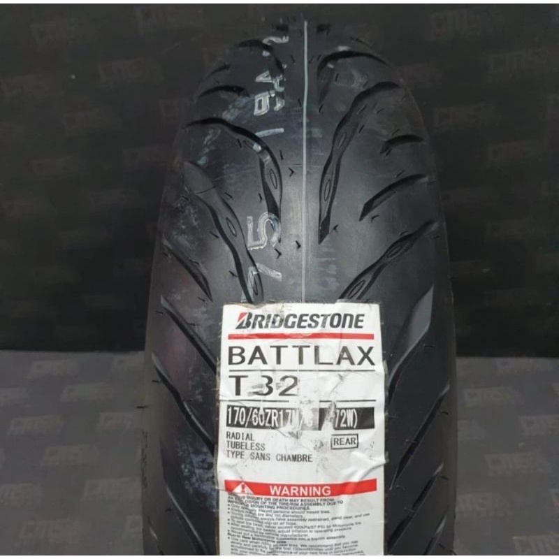 Ban Luar MotorMerk Bridgestone Battlax
Uk 170/60-17 T32
Universal