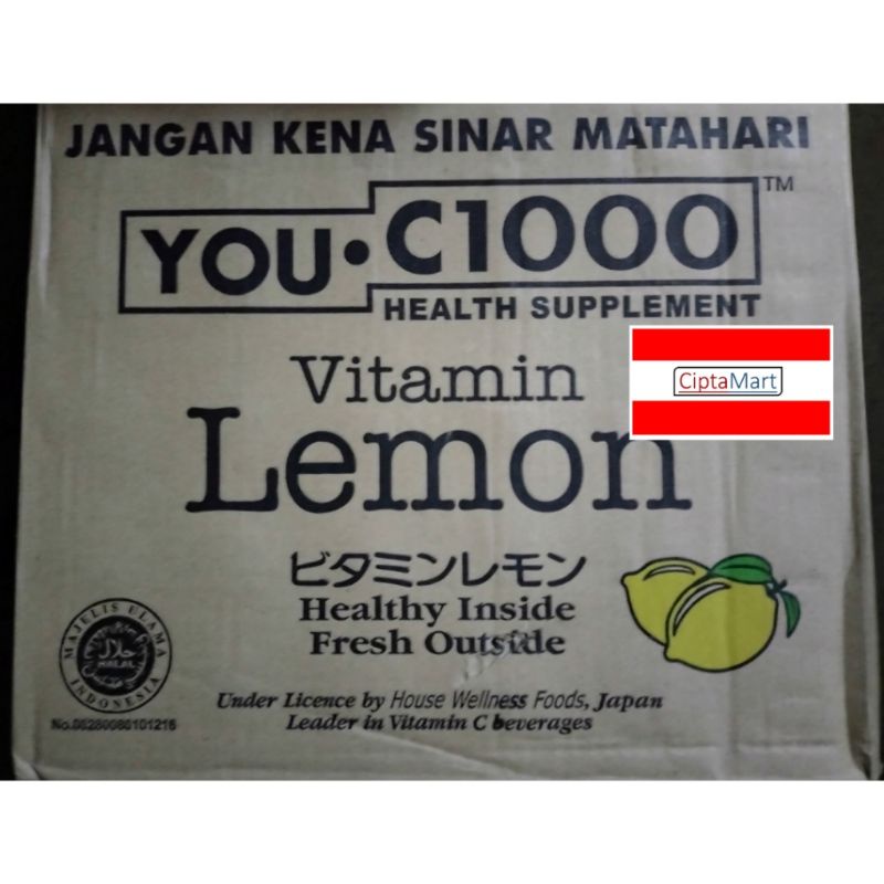 

You C 1000 Lemon 30 x 140ml Botol Beling