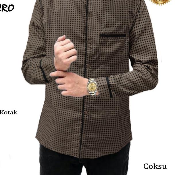 LM 22545-22551 Baju Koko Pria Lengan Panjang TOYOBO MICRO - Coksu Micro, M