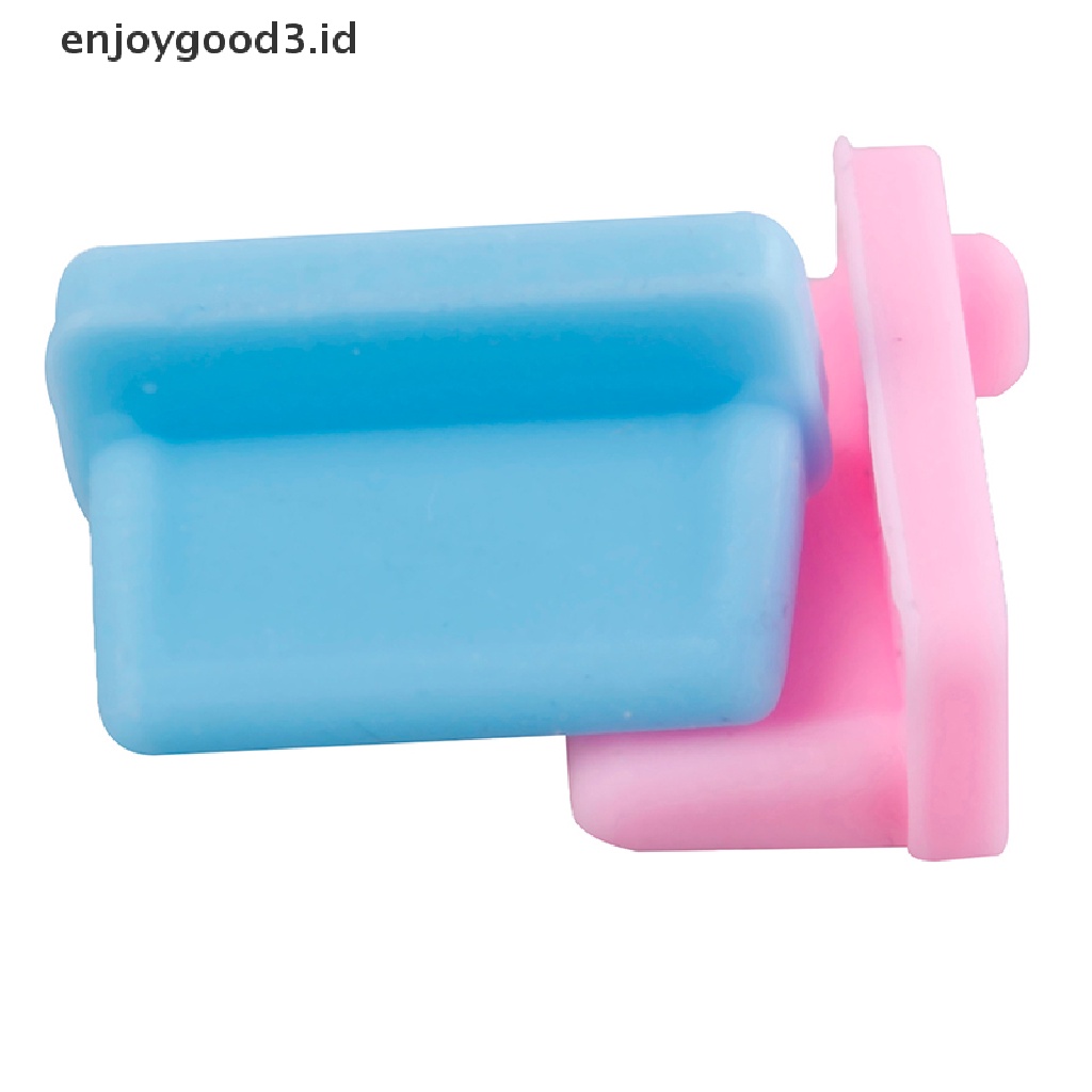 10pcs cover Pelindung plug usb Bahan Silikon anti Debu