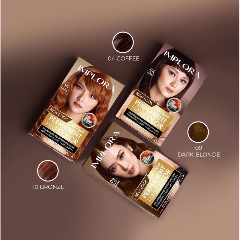 IMPLORA Permanent Hair Color / Cat Rambut Implora BPOM