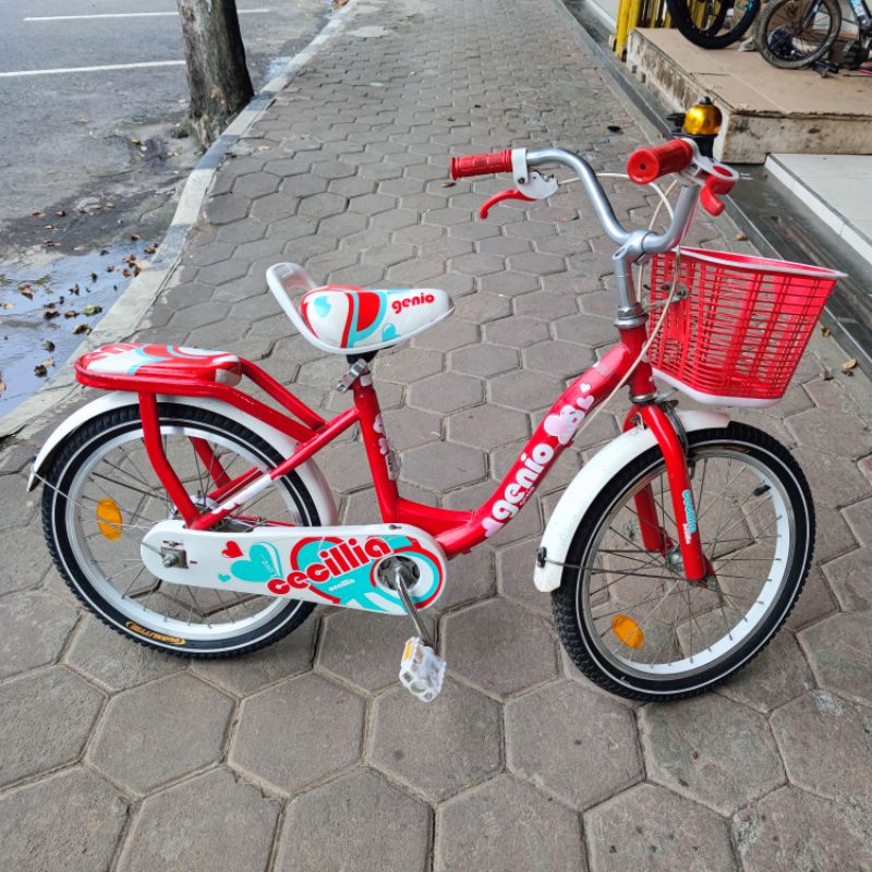 Genio Sepeda Anak Mini Bekas / Second 18" Merah