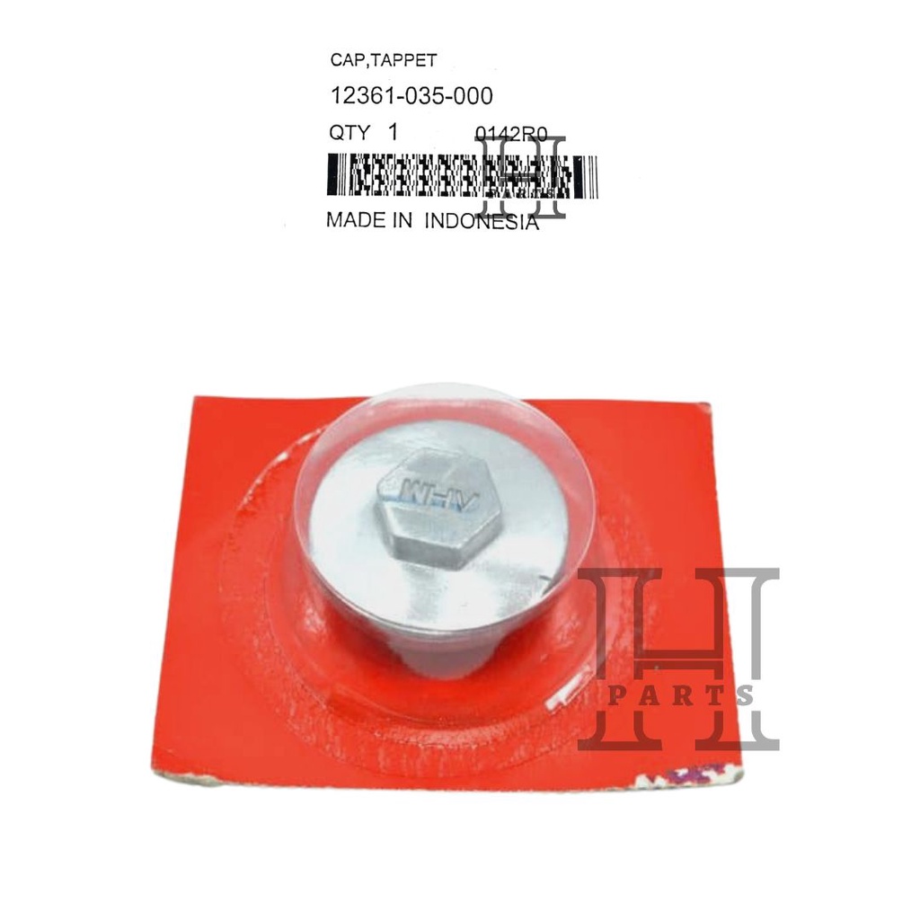 TUTUP BAUT FILTER OIL TUTUP KLEP CAP TAPPET MATIK GRAND LEGENDA REV0 SUPRA-X 100 12361-035-000 ASLI ORIGINAL AHM HGP HONDA