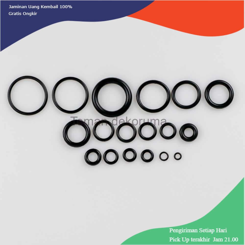 TD-PR2 Taffware Karet Rubber O Ring Seal Tightening 225 PCS - E436