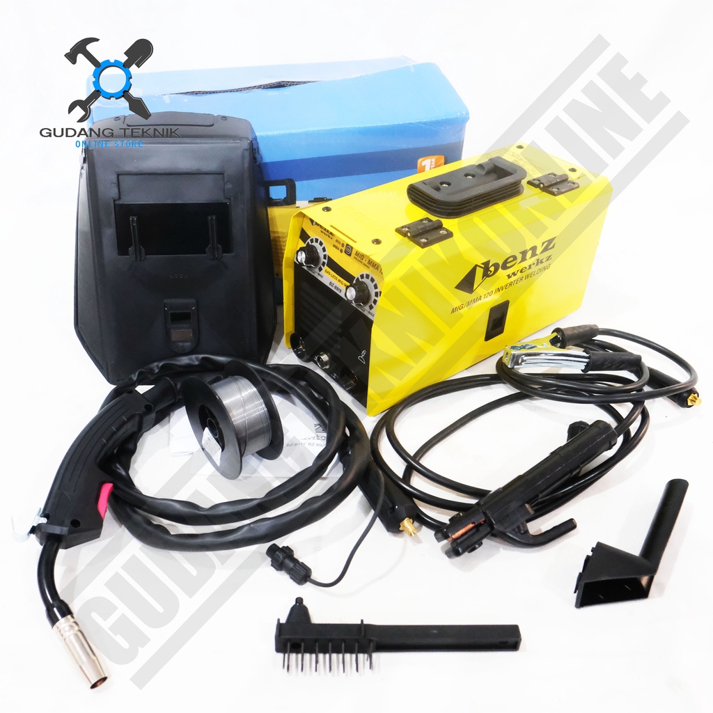 Mesin Las MIG 120 Travo Las Inverter 120A BZ8919 BENZ / Trafo Mesin Las Listrik MIG 120 BZ 8919 BENZ