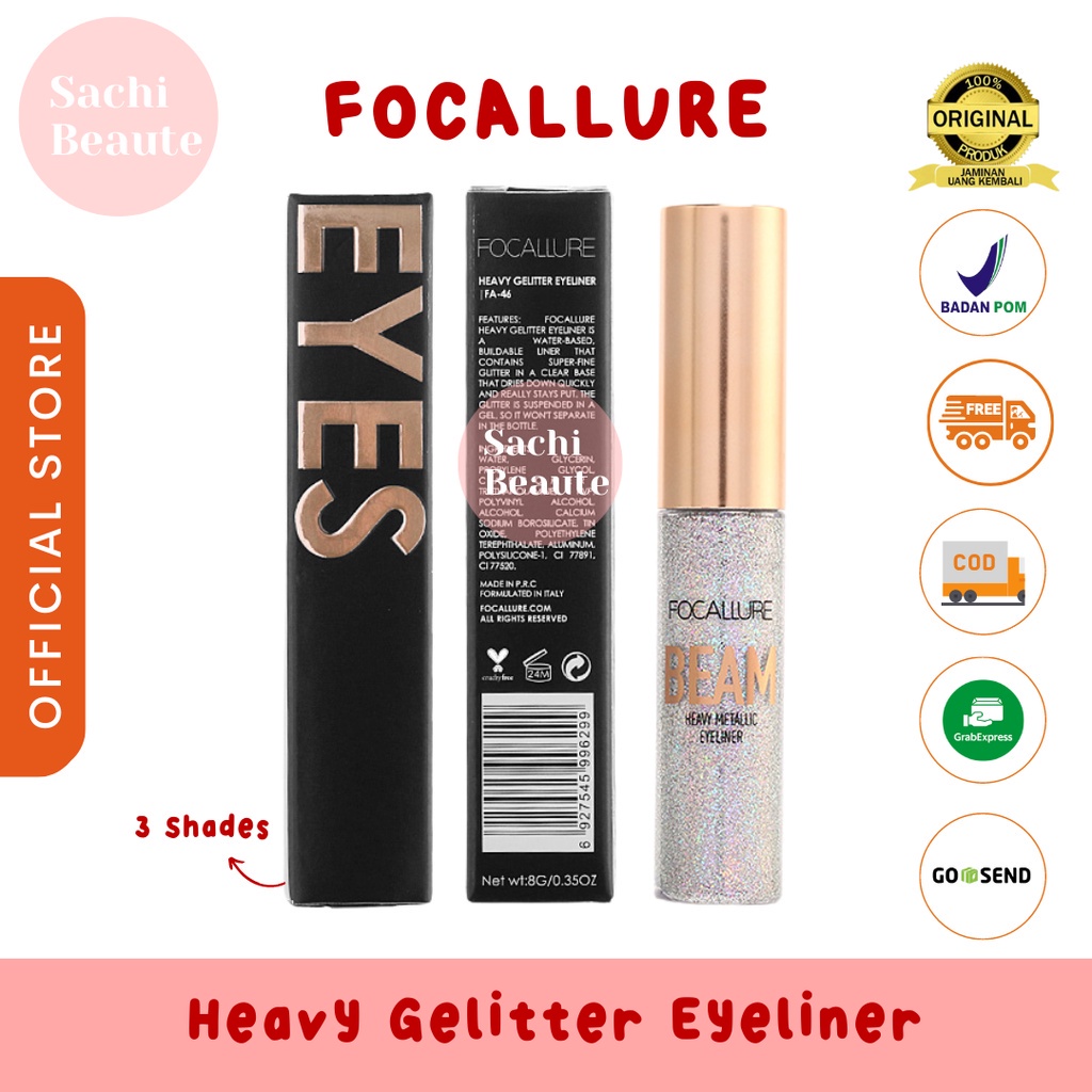 FOCALLURE HEAVY GELITTER EYELINER GLITTER Eye Gliter