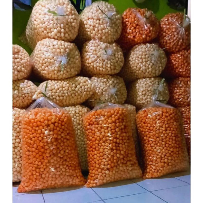 

endog lewo original/ pedas gurih cikruh /5kg/1 ball, cemilan khas garut