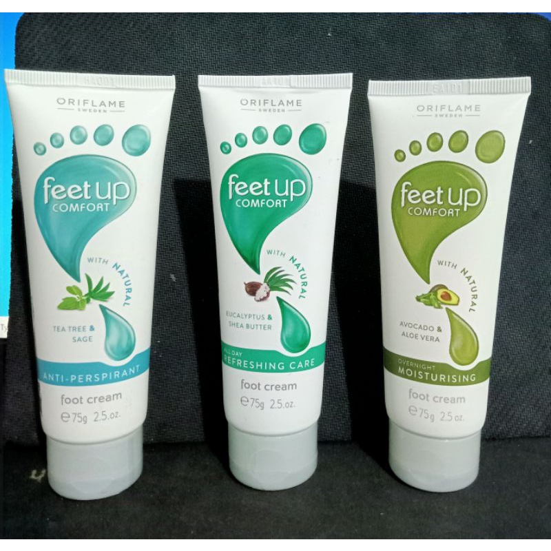 Feet Up Comfort All Day Refreshing Care Foot Cream/Feet Up Comfort Overnight Moisturising Foot Cream/Feet Up Comfort Anti-perspirant Foot cream