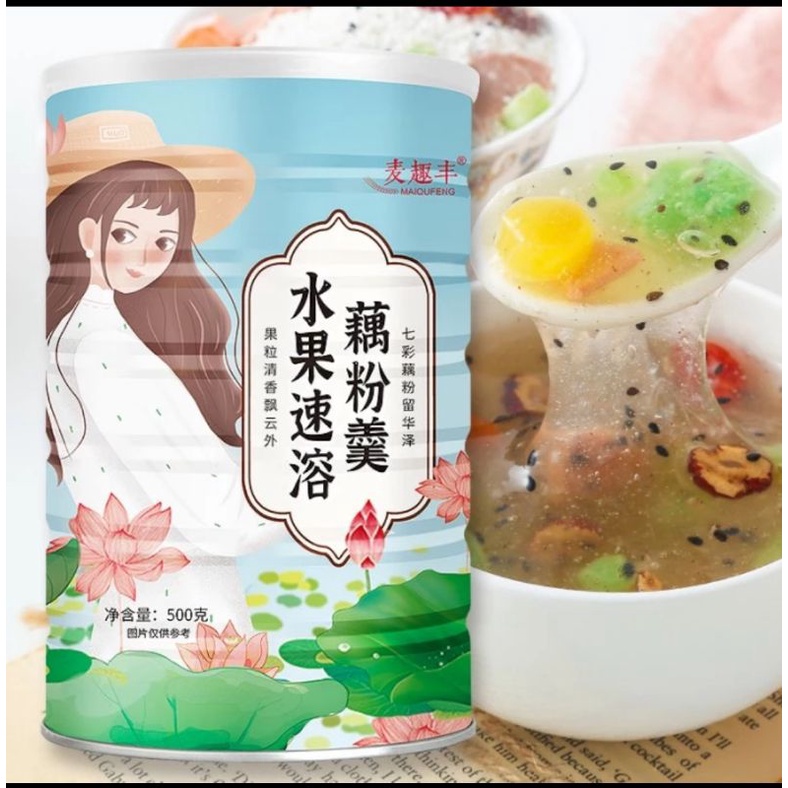 

biji akar teratai soup nut fruit lotus root oufen fruit flavour