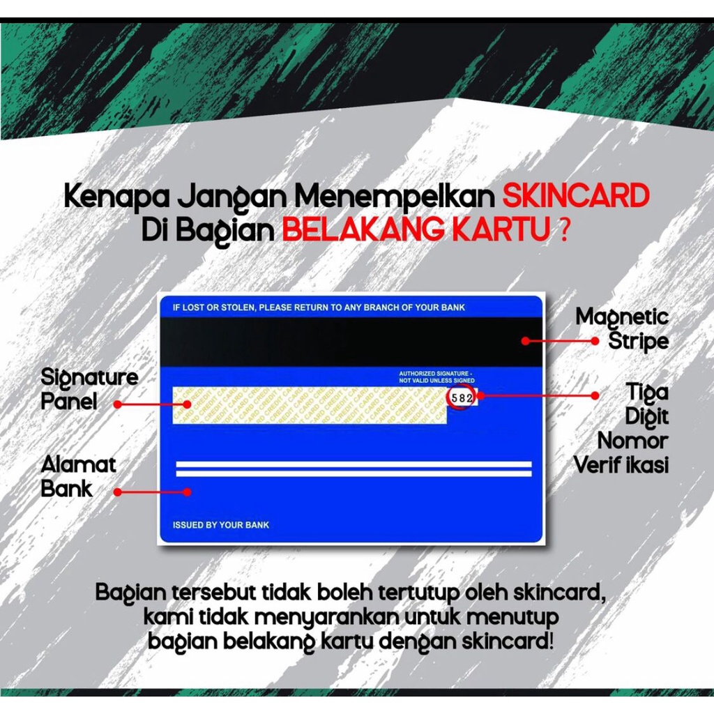 mobile legends mlbb mobile legends bang bang logo skincard skin atm flazz kredit id card best - skin card waterproof anti air sticker atm