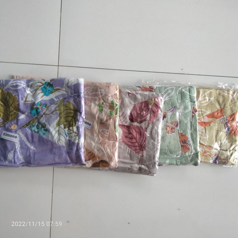 3  DASTER KIMONO LD 110 PB 110paket usaha/paket hemat daster kimono